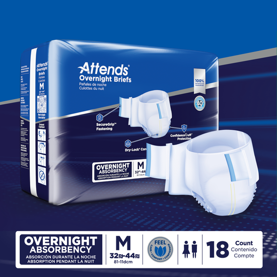 Attends® Overnight Briefs