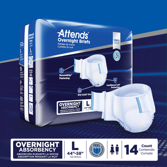 Attends® Overnight Briefs