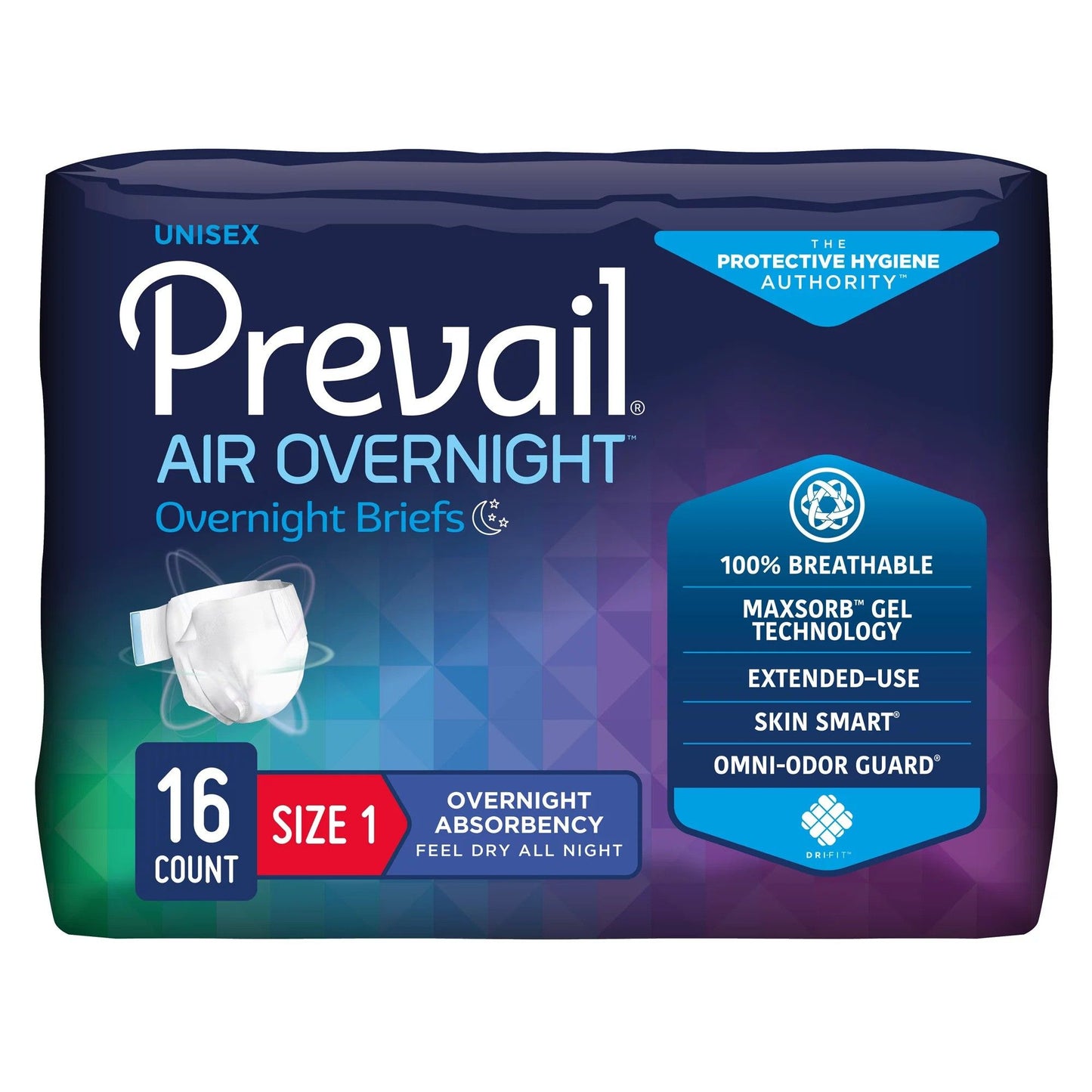Prevail® Air™ Overnight Briefs