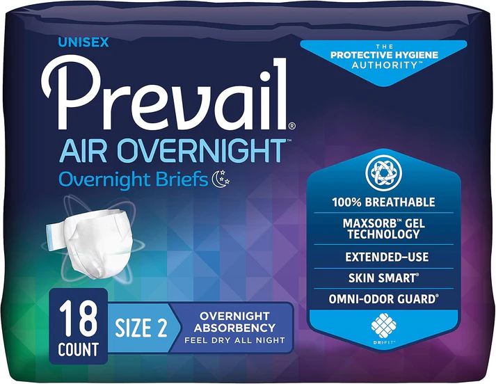 Prevail® Air™ Overnight Briefs
