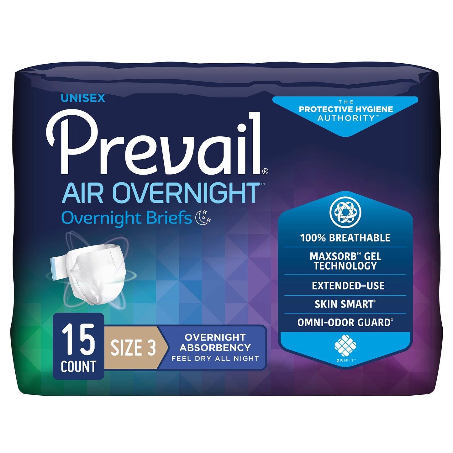 Prevail® Air™ Overnight Briefs