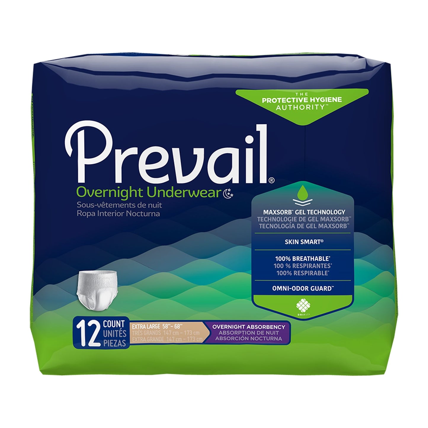 Prevail® Overnight Underwear