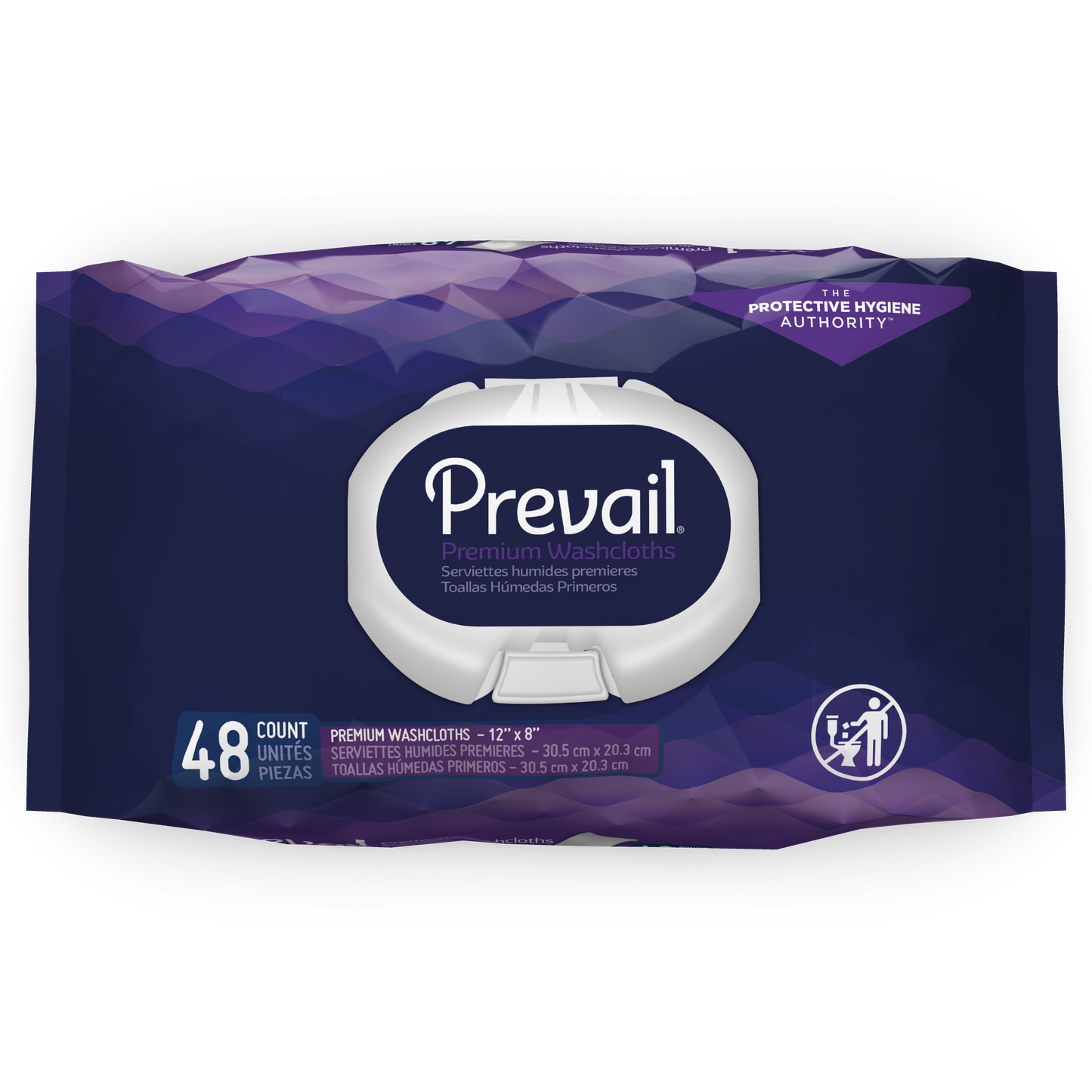 Prevail® Pre-moistened Washcloths