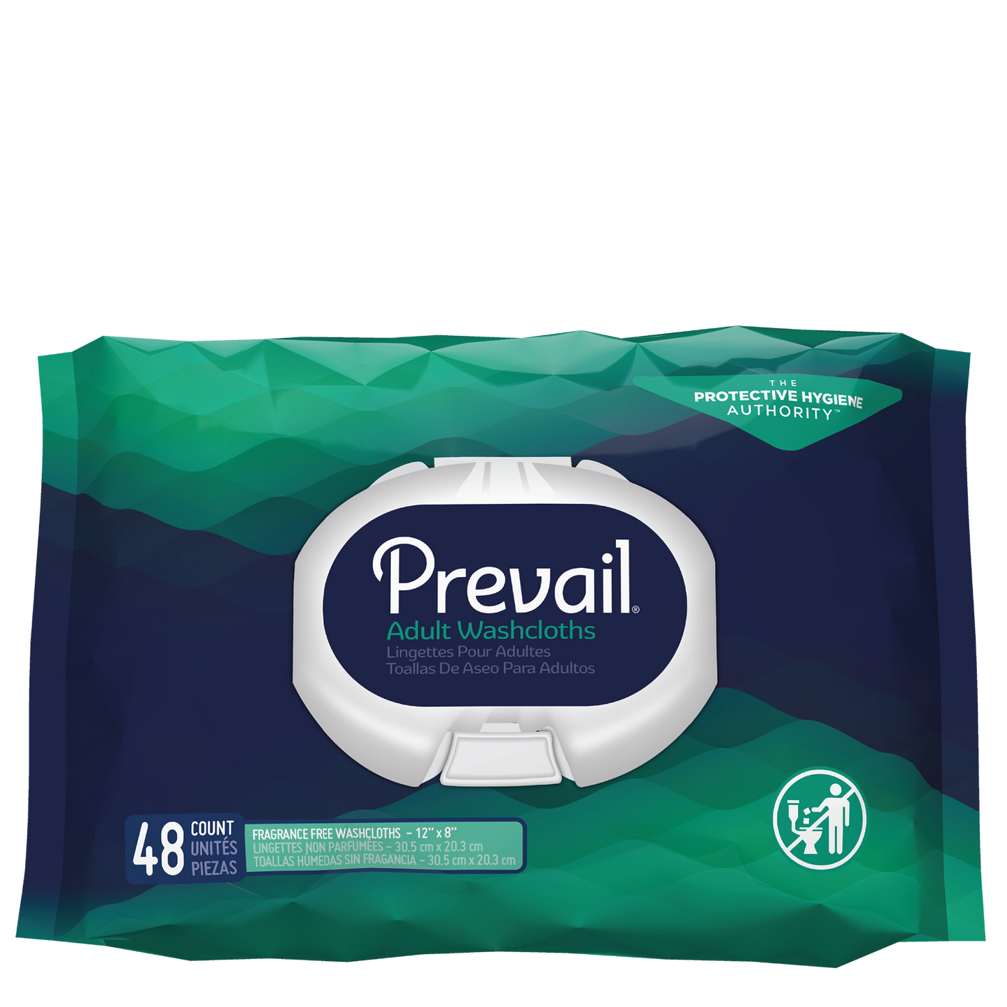 Prevail® Pre-moistened Washcloths