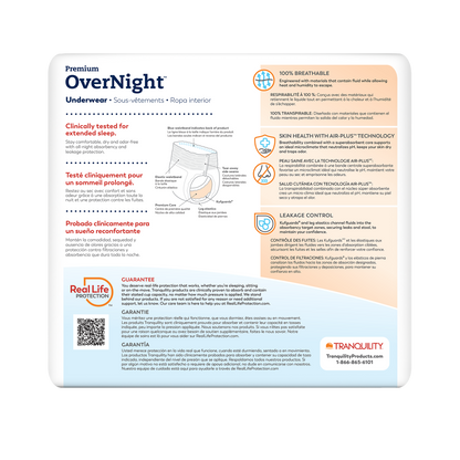 Tranquility® Premium OverNight™ Underwear