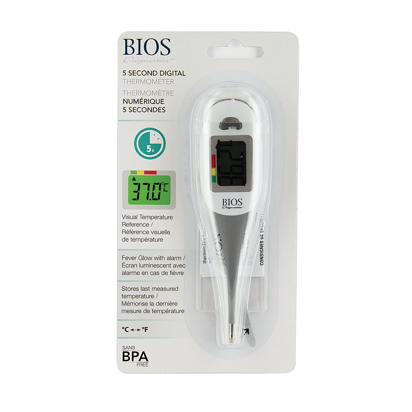 Jumbo Thermometer (5 seconds)