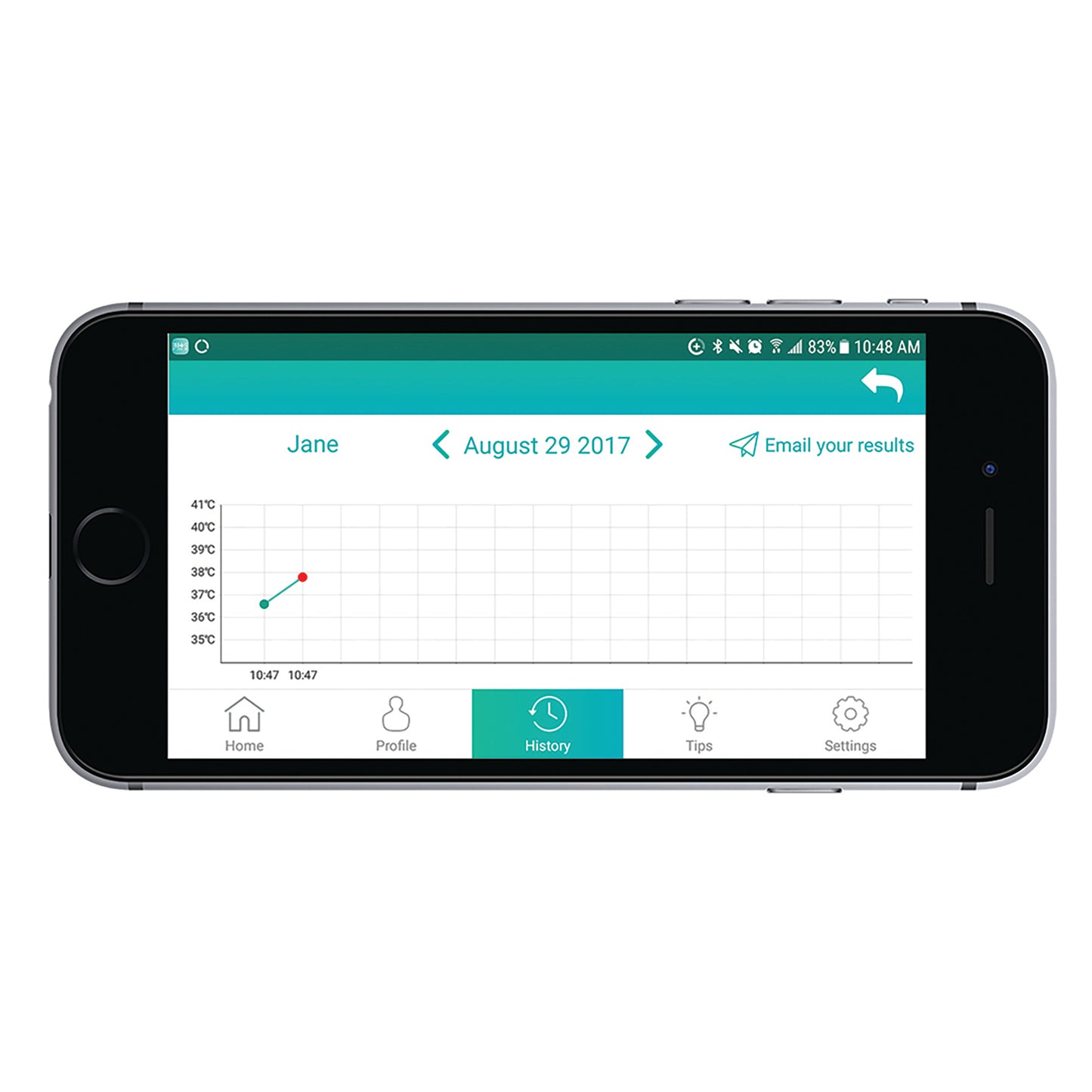 Ear Thermometer with Bluetooth