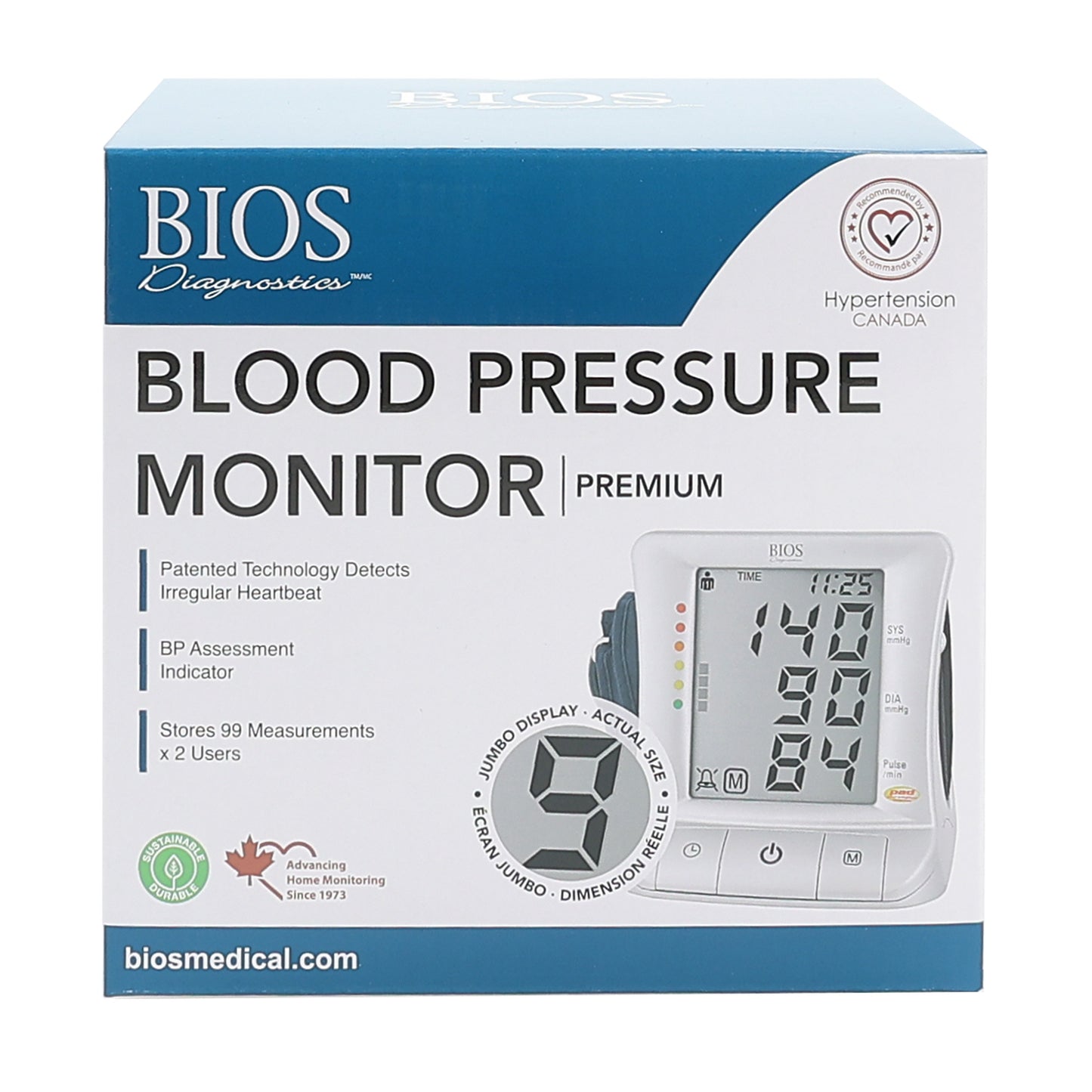 BIOS Blood Pressure Monitor (Premium)