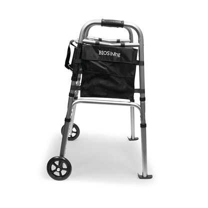 Deluxe Folding Walker with Wheels