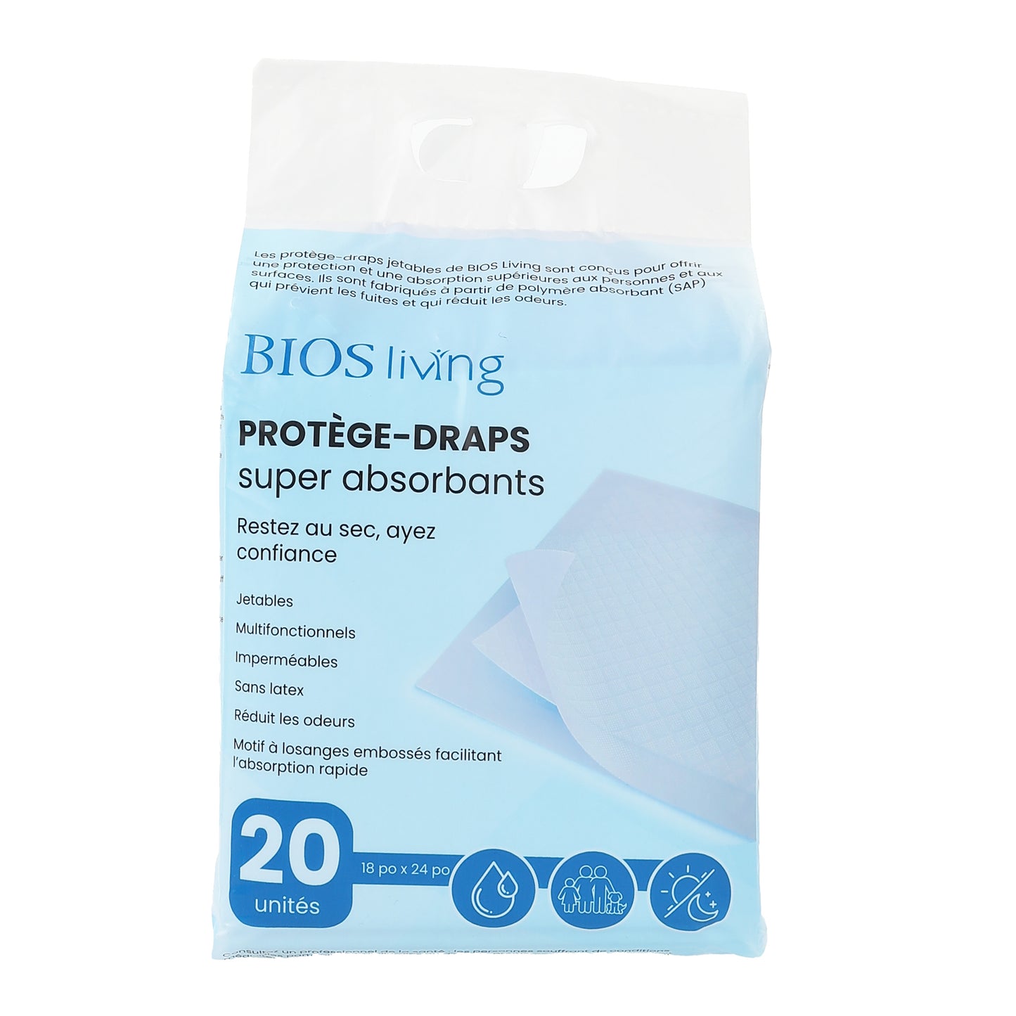 BIOS Disposable Underpad (18" x 24")