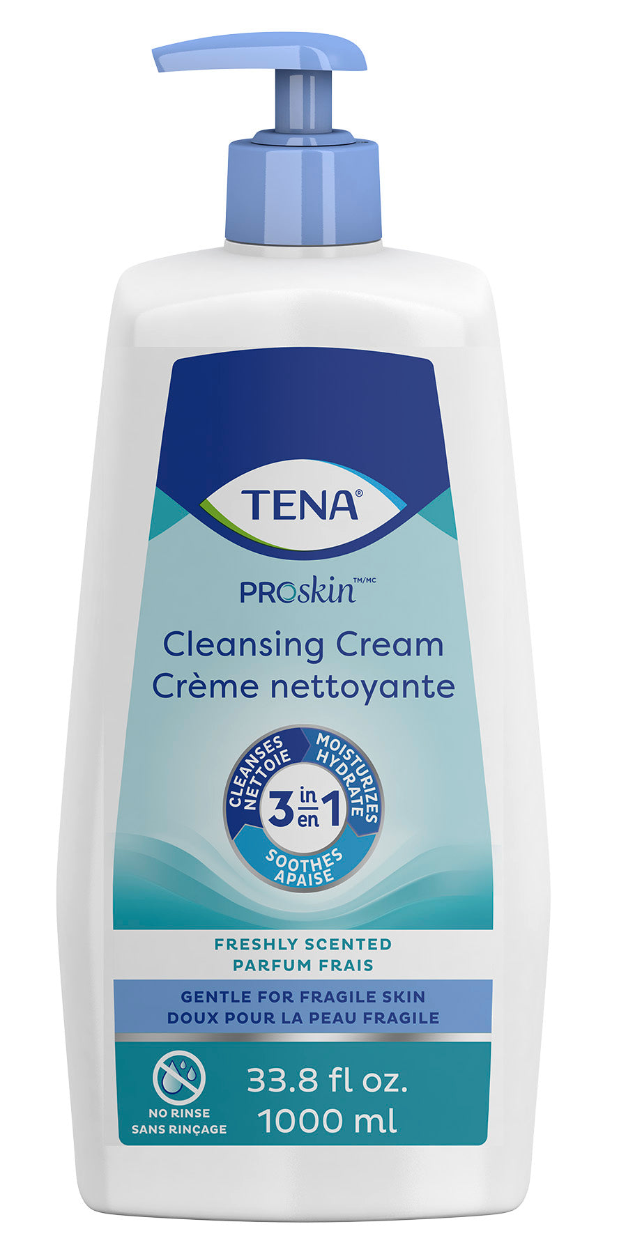 TENA ProSkin Cleansing Cream (1000mL Pump Bottle)