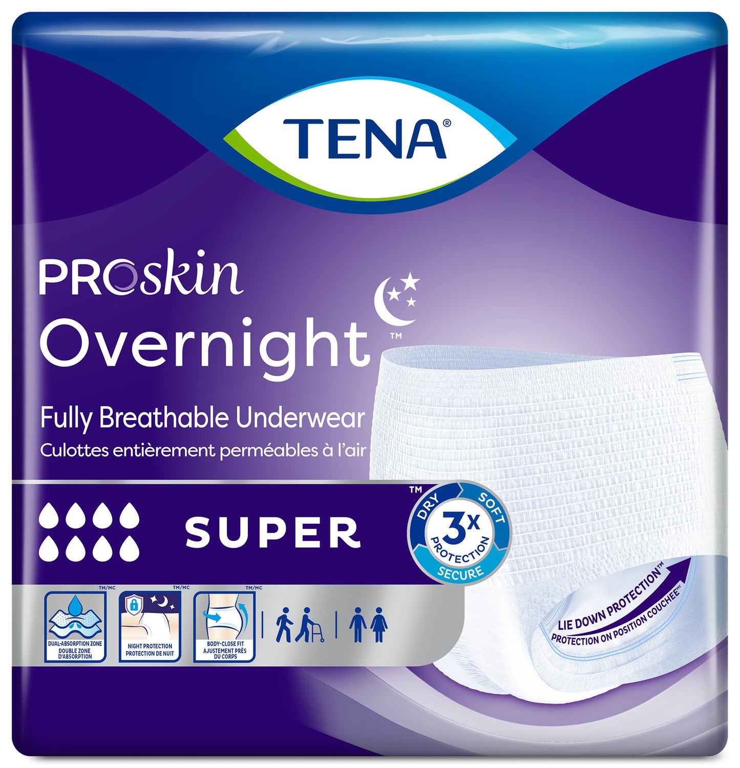 TENA® ProSkin™ Overnight Underwear