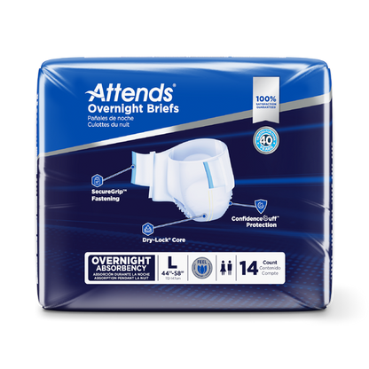 Attends® Overnight Briefs