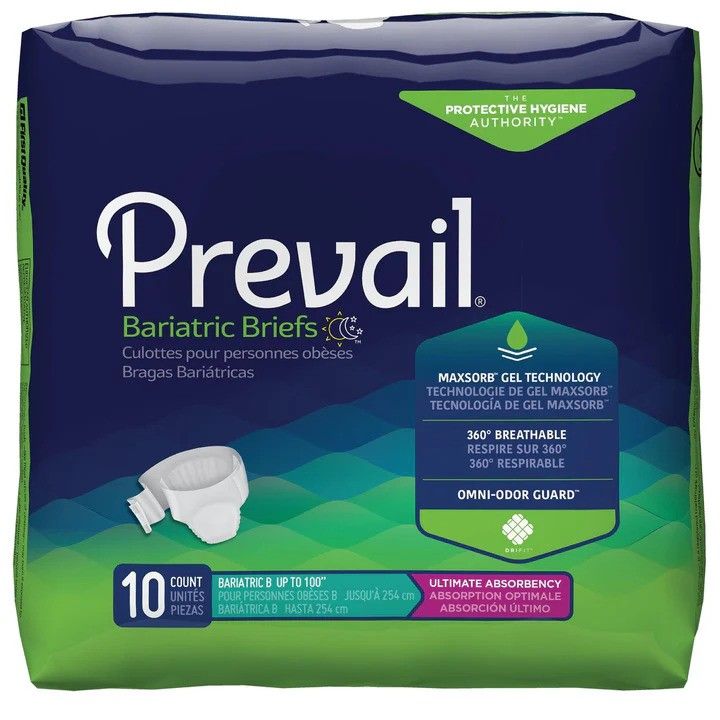 Prevail® Bariatric Briefs