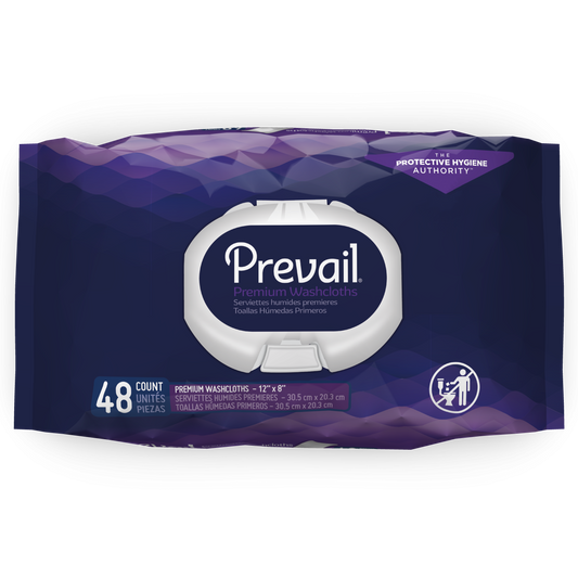 Prevail® Pre-moistened Washcloths