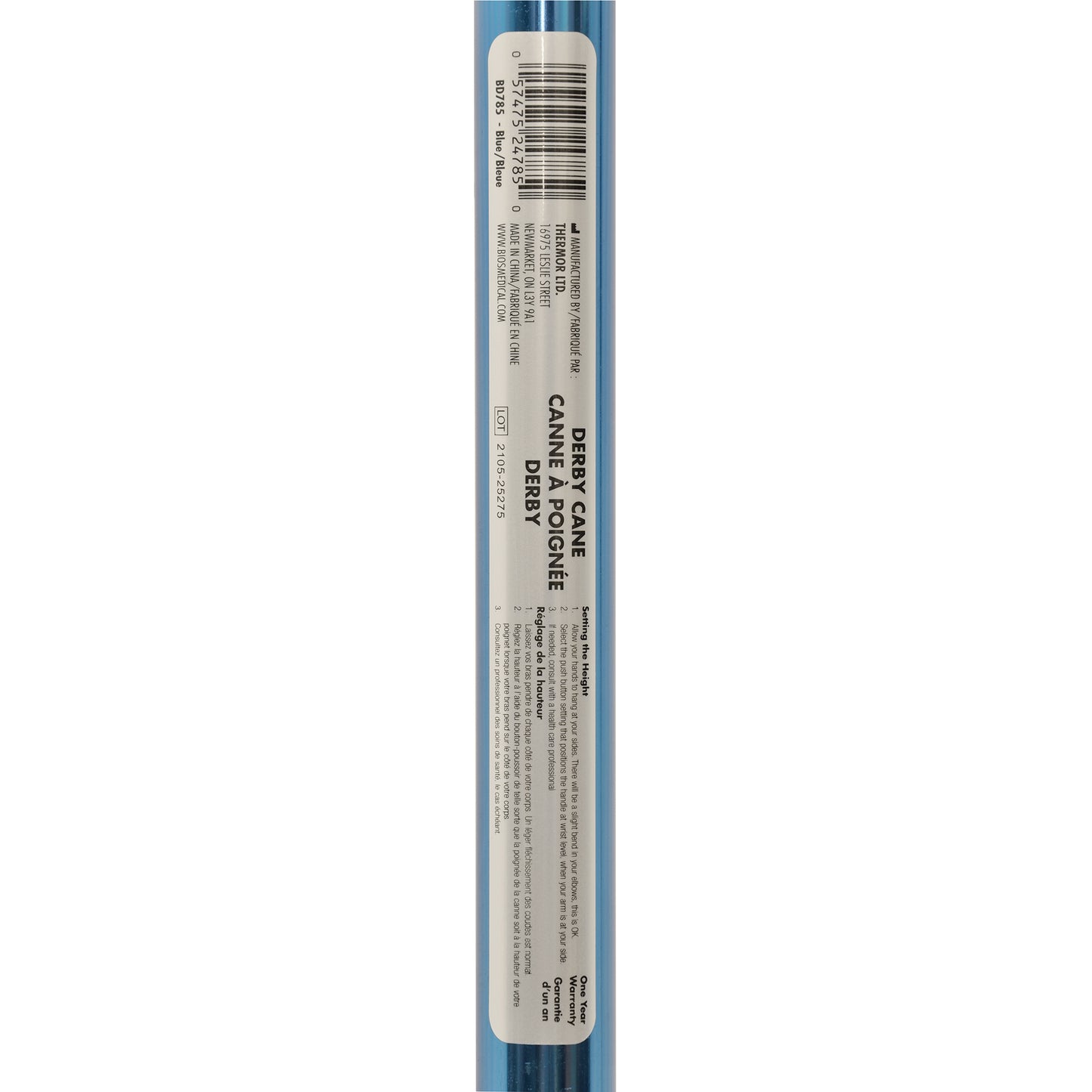 Derby Cane (Blue)