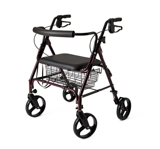 Medline Heavy-Duty Bariatric Rollator 8"